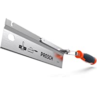Presch sierra acodada orientable 250mm - sierra manual ajustable plegable acodada madera- plástico- PVC- estuco- yeso